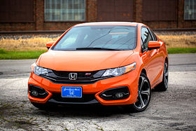 2015 Honda Civic Si Coupe Orange.JPG